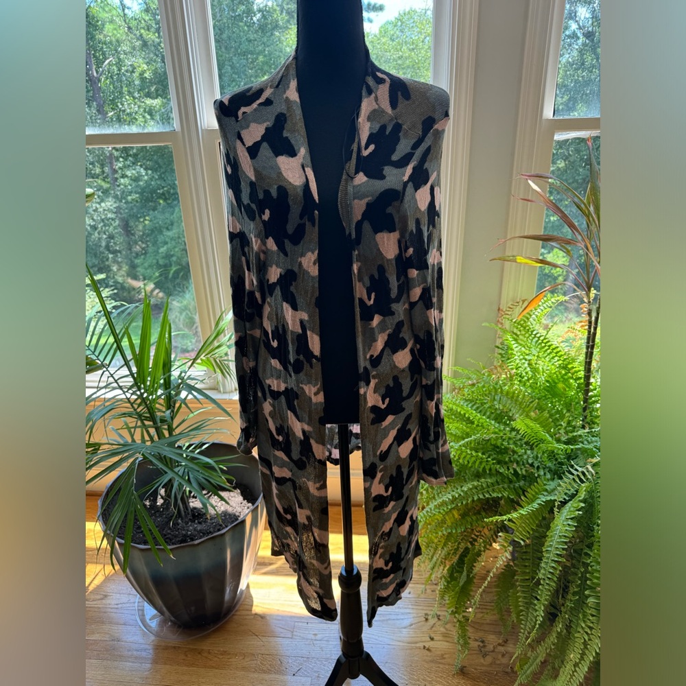H&M Camo Cardigan